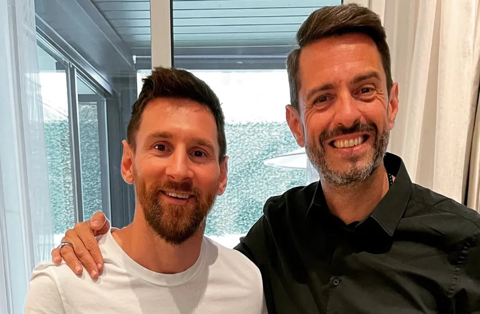 Pablo Giralt y su emoción al entrevistar a Lionel Messi.