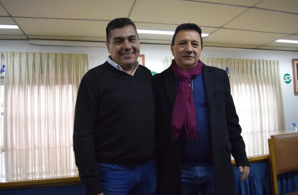 Antonio Quintana y José Porras, los candidatos de la lista única del Smata.