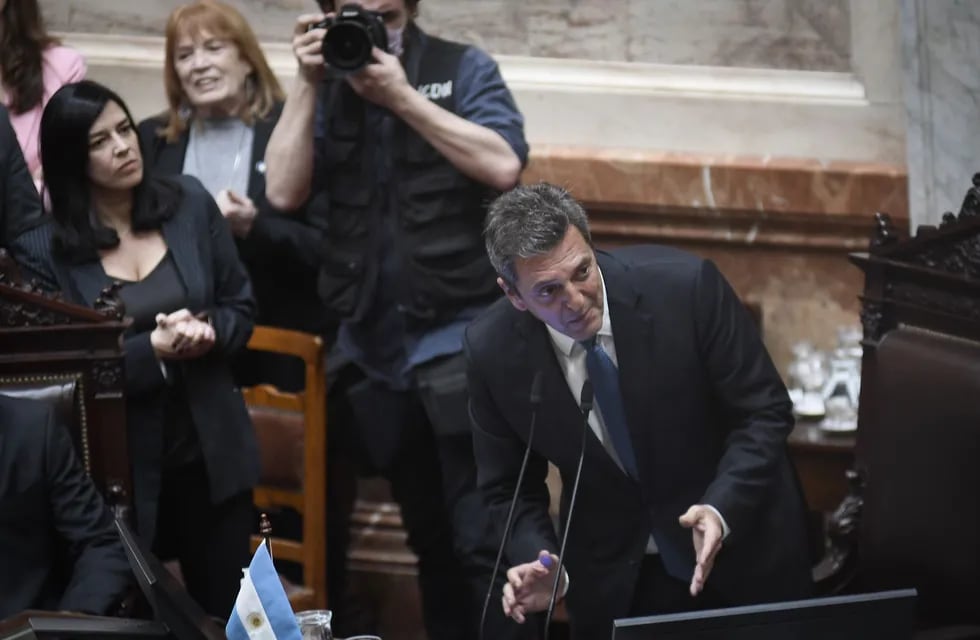 Sergio Massa renuncia como presidente de la Cámara de Diputados. Foto: Corresponsalía.