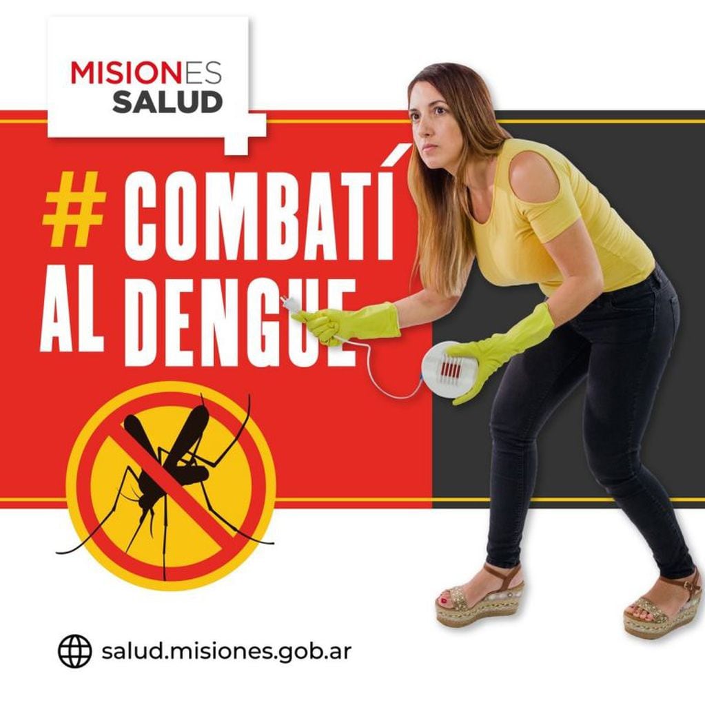 Ministerio de Salud de Misiones en campaña contra el dengue. (Ministerio)