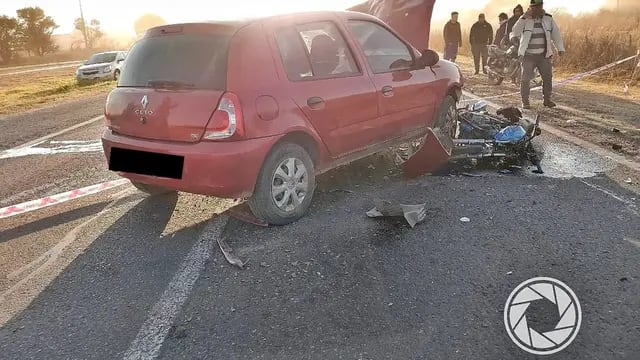 Accidente Ruta 19 en cercanías de La Curva