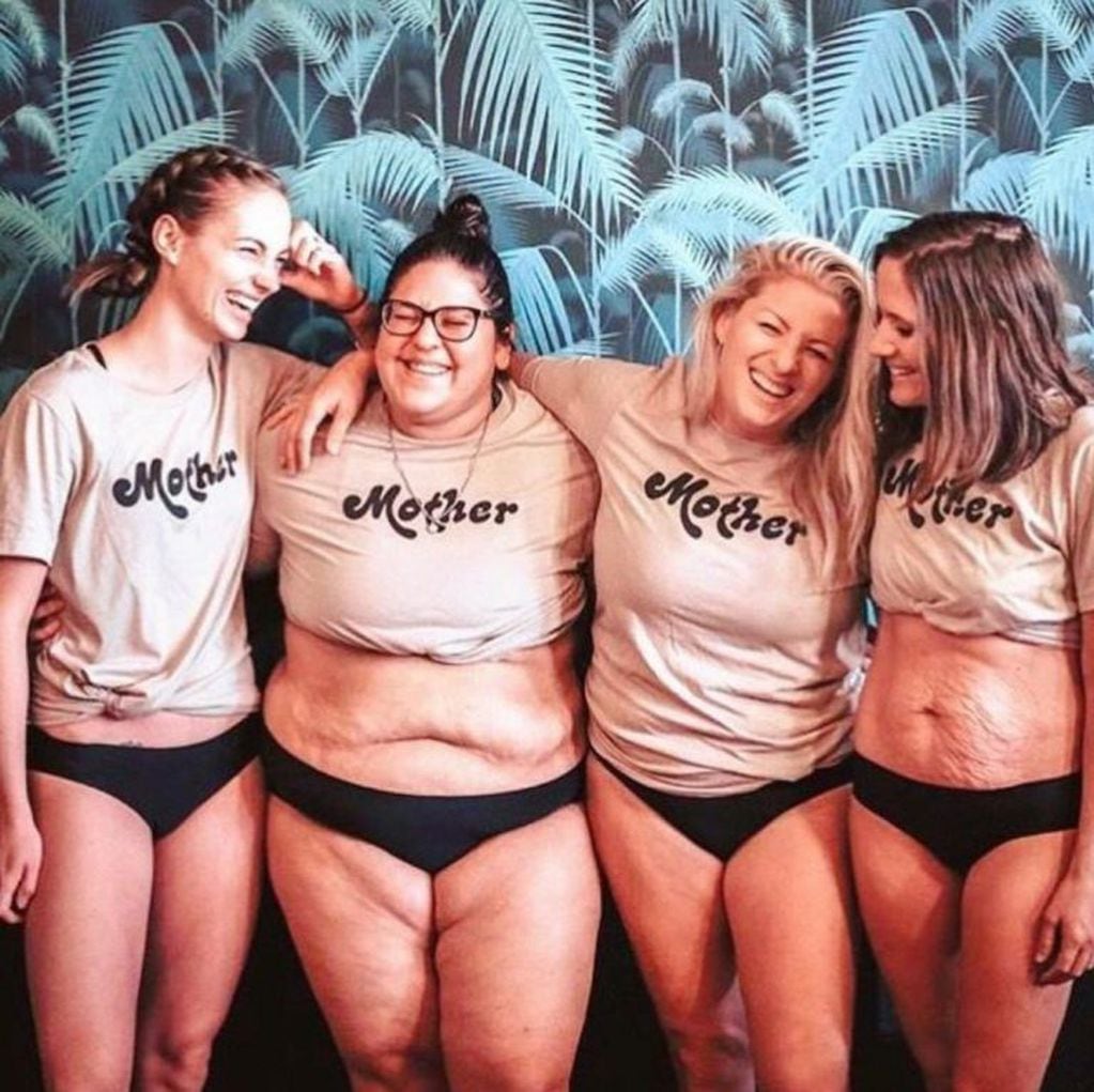 Mostraron sus cuerpos postparto para concientizar y se volvieron virales (Foto: Instagram/meg.boggs)