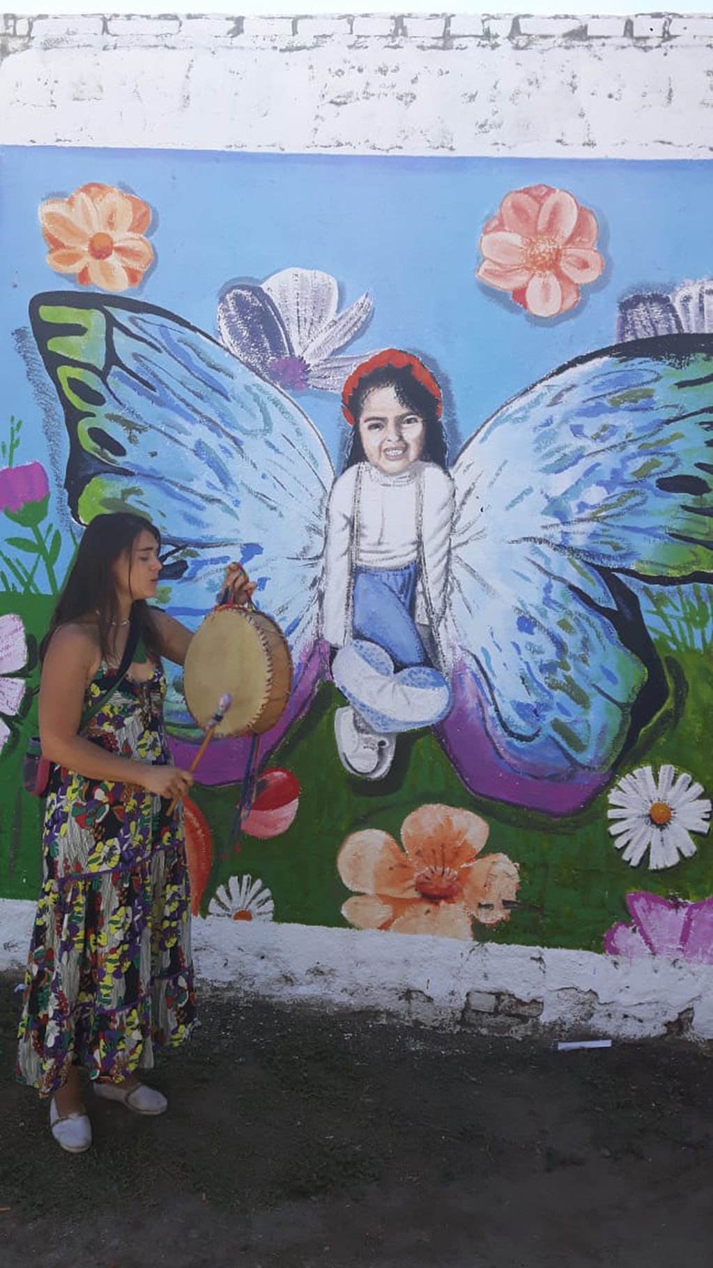 Murales de Guadalupe Lucero en San Luis, realizados el día de su cumpleaños número 6.