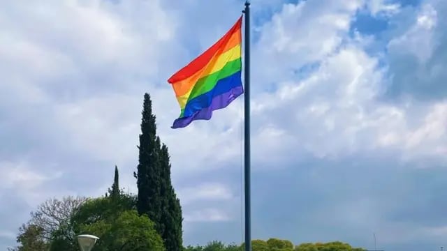 Bandera LGBT en Alta Gracia