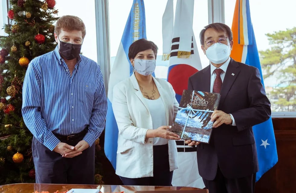 El Gobernador de Tierra del Fuego recibió al embajador de Corea del Sur