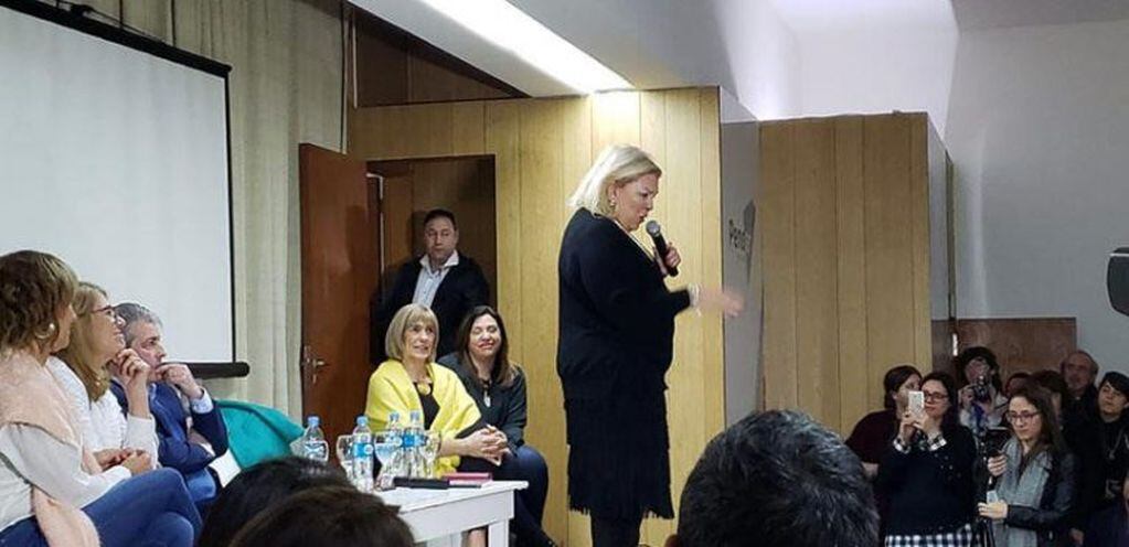 Lilita Carrió en la Fundación PensAR