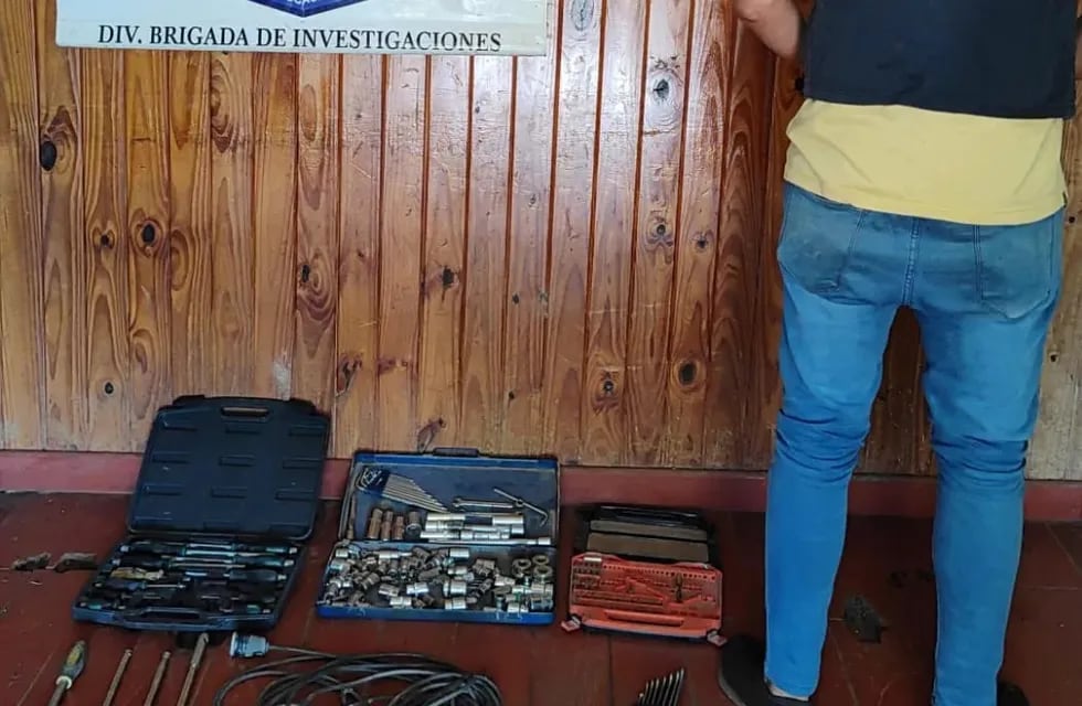 La policía recuperó una gran cantidad de bienes robados en Eldorado.