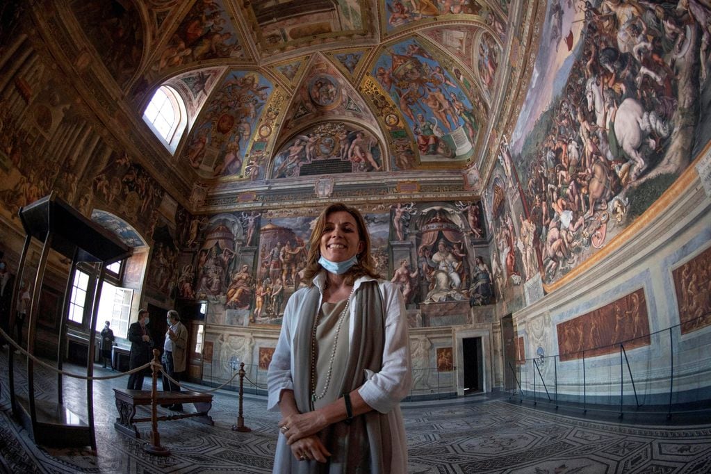 La Directora del Museo del Vaticano, Barbara Jatta.