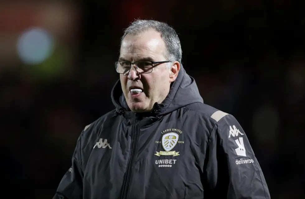 Soccer Football - Championship - Brentford v Leeds United - Griffin Park, London, Britain - February 11, 2020   Leeds United manager Marcelo Bielsa before the match   Action Images/Peter Cziborra    EDITORIAL USE ONLY. No use with unauthorized audio, video, data, fixture lists, club/league logos or \