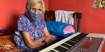 Falleció Sebastiana, la organista de las peatonales de Salta