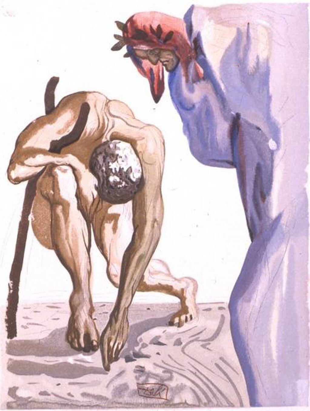 La Divina Comedia, de Salvador Dalí.
