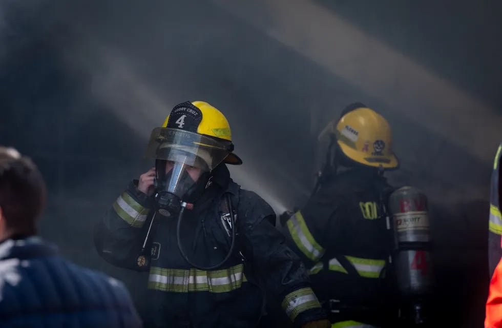 Se incendió una casa en Guaymallén y murió una mujer de 79 años.