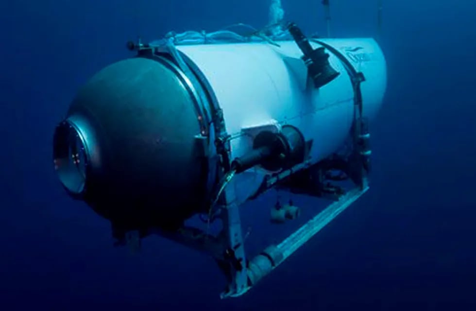 El submarino Titán, que implosionó. (OceanGate Expeditions vía AP/Archivo)