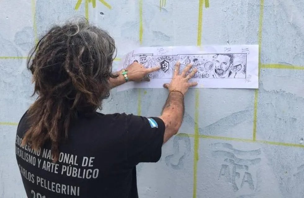 Nuevo Mural de Messi, encargado por sus amigos (Lisandro Urteaga)