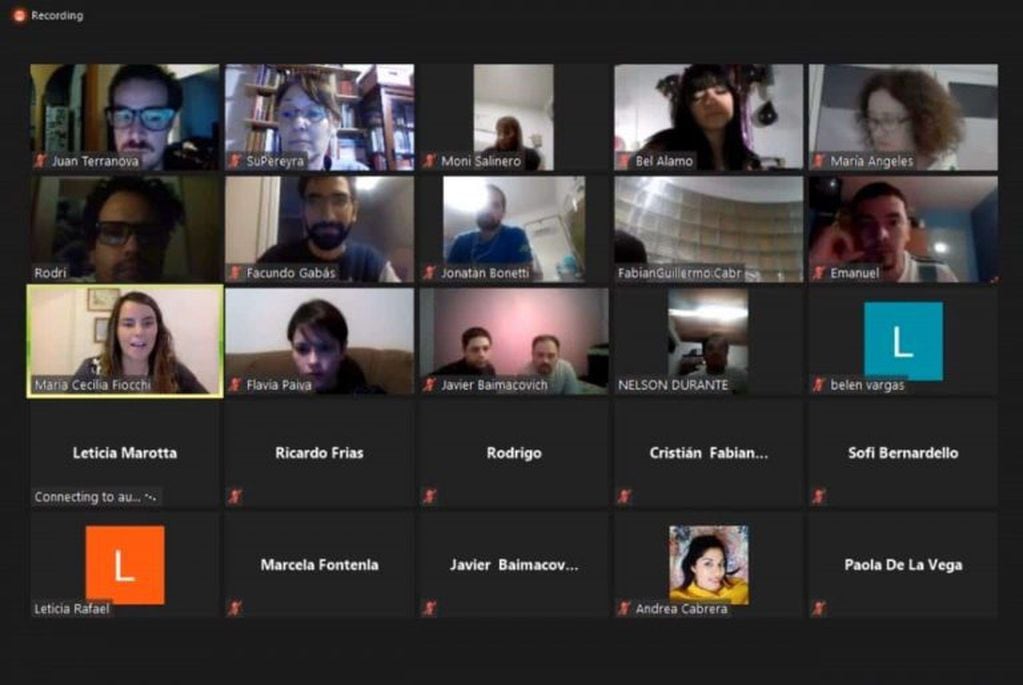 Charla Virtual de Malvinas. Más de 30 personas participaron del encuentro.