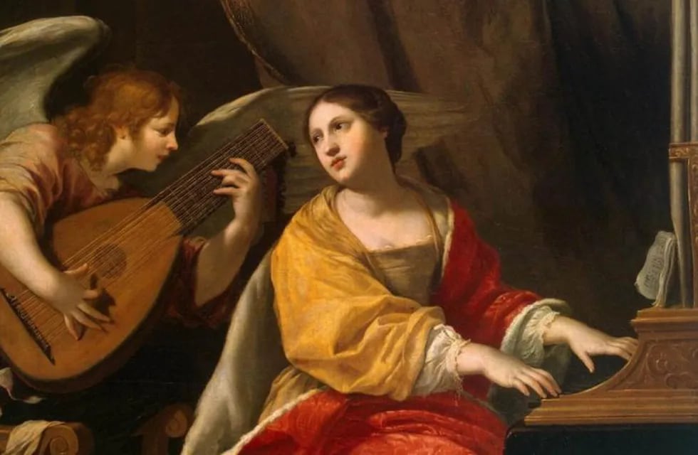 Representación de Santa Cecilia, patrona de la música (web)