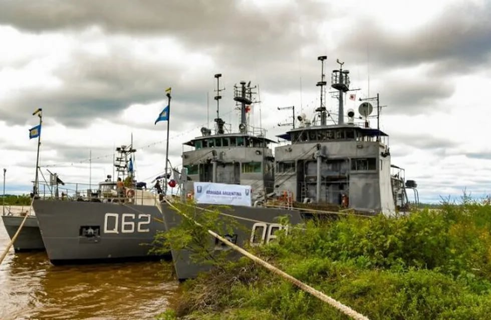 Imagen archivo. Los buques participarán de la Campaña Fluvial 2018.