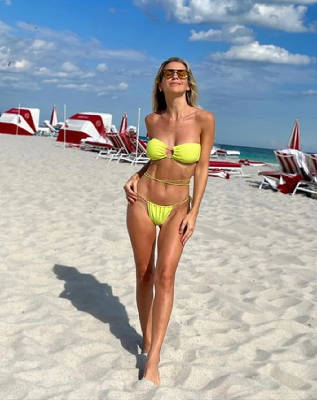 Soledad Fandiño desde las playas de Miami