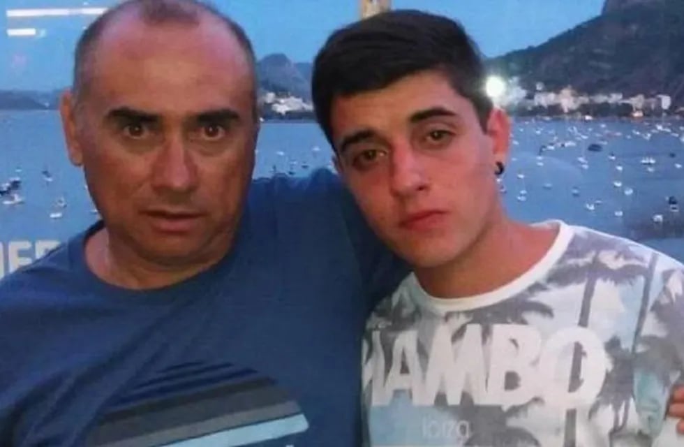 Gustavo Pastorizzo y su hijo asesinado Fernando (Web)