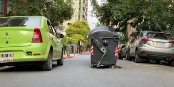 Asfalto roto en Nueva Córdoba