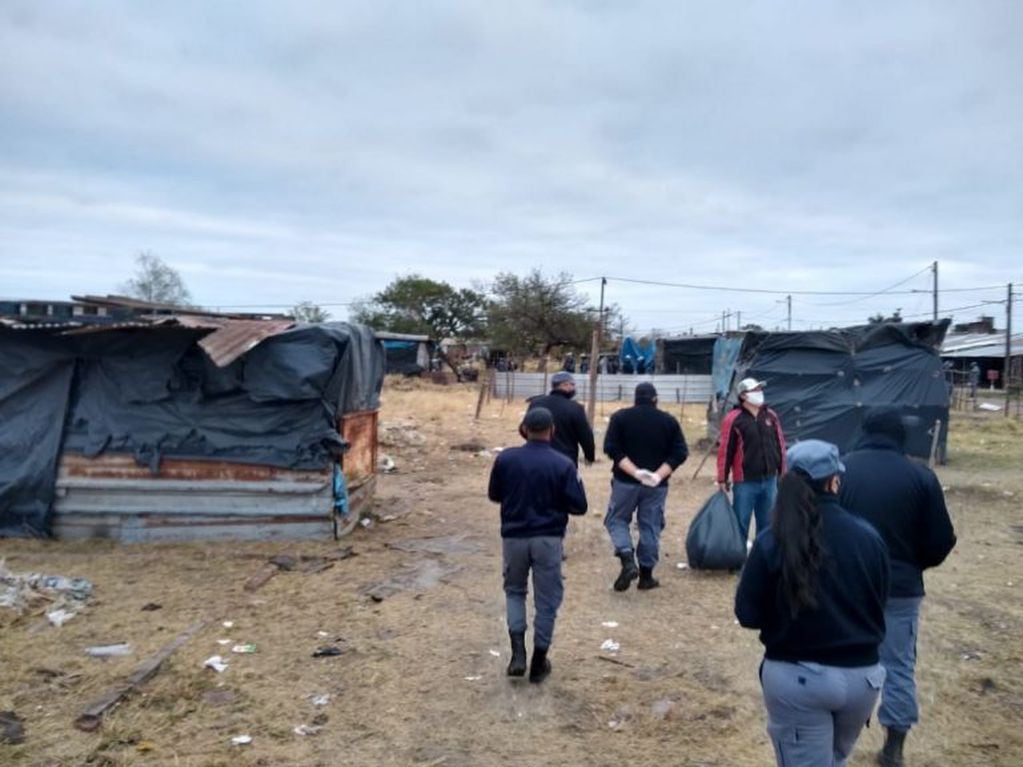 Toma de terrenos en Barranqueras: 30 familias fueron desalojadas