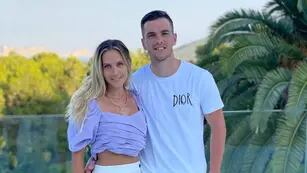 Magui Alcacer y Giovani Lo Celso