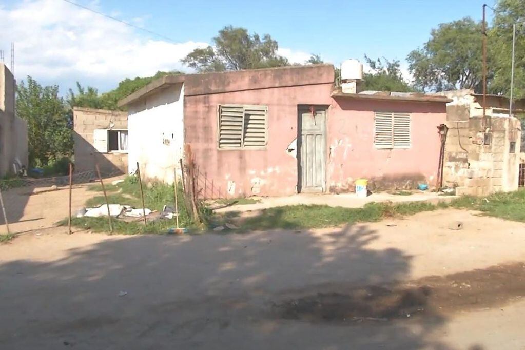 La vivienda de Funes, el hombre asesinado en Río Cuarto (gentileza)