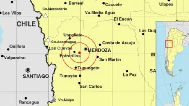 Sismo en Mendoza