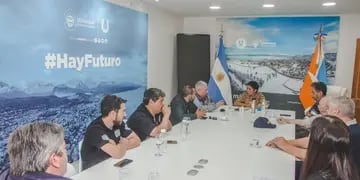 Ushuaia: reunión de autoridades