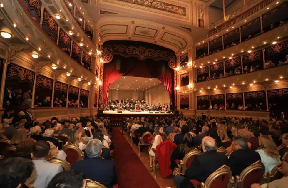 El renovado Teatro del Libertador San Martín en Córdoba. (Prensa Gobierno)
