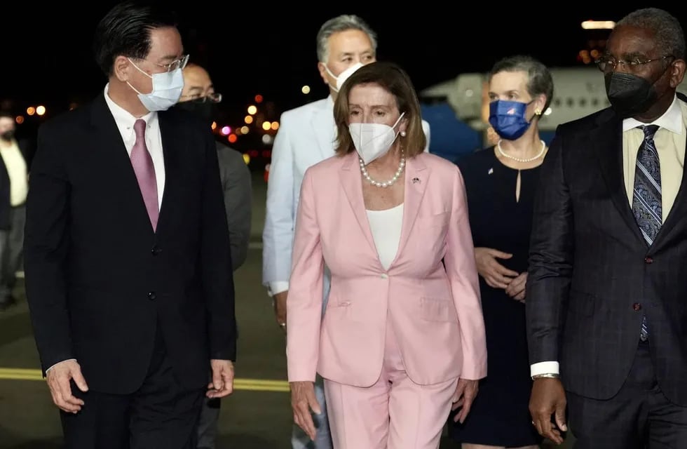 Nancy Pelosi llegó a Taiwán y disparó la polémica con China.