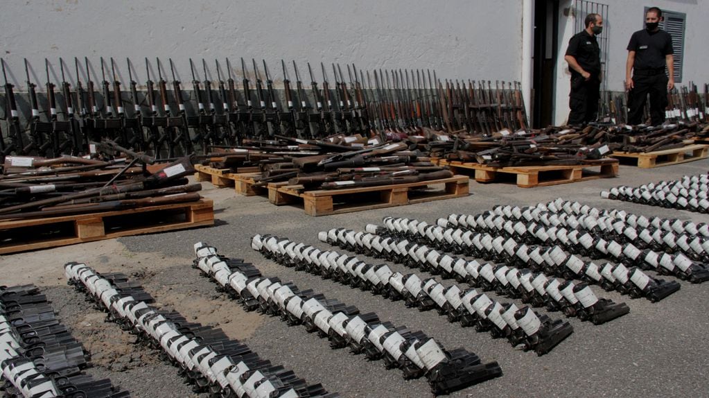 El Ministerio de Seguridad destruirá 5000 armas de fuego. (Gobierno de Santa Fe)