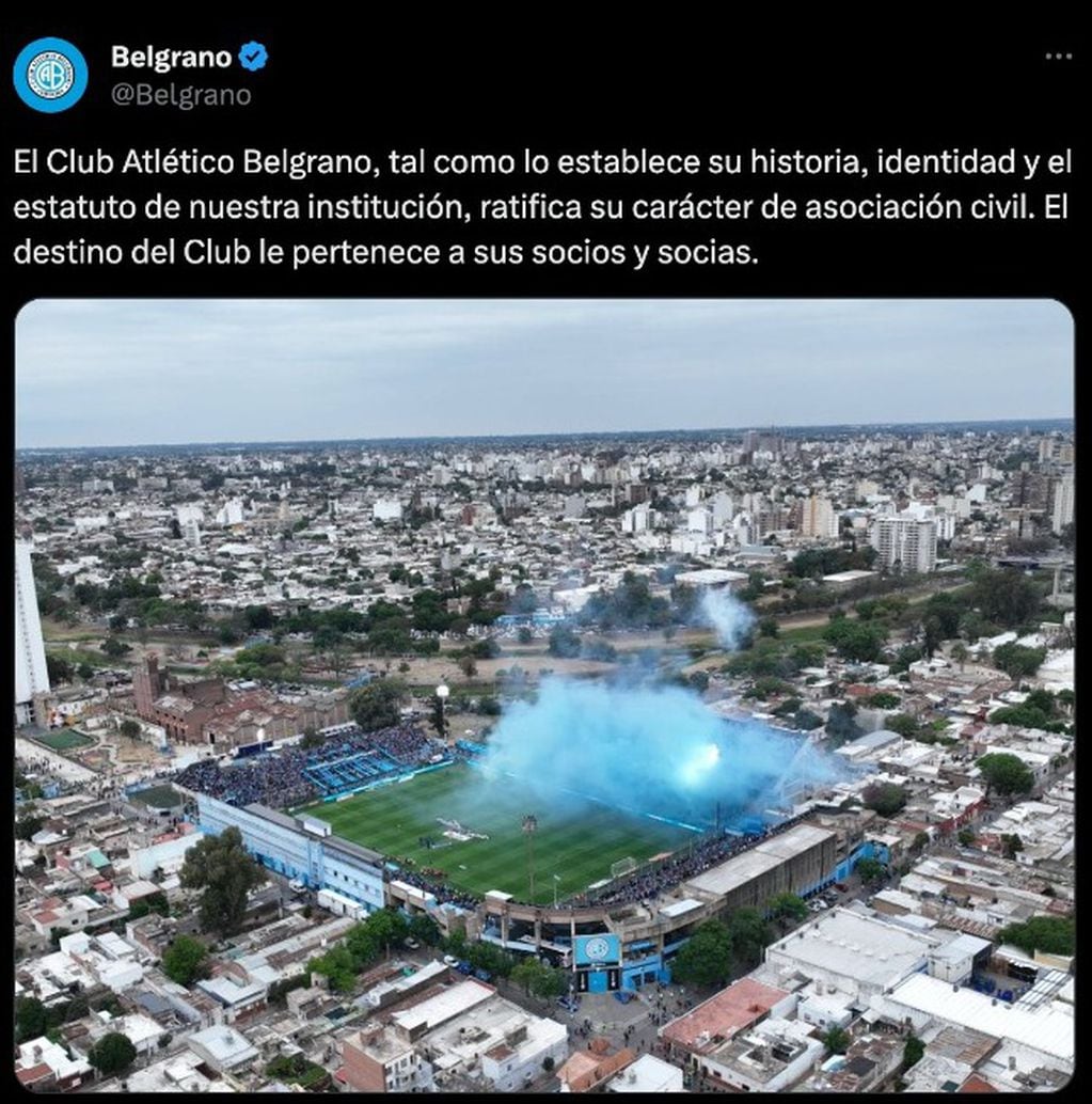 El mensaje de Belgrano.