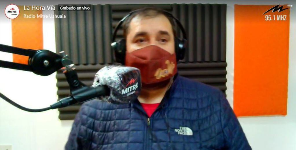 Fagundez habló en Radio Mitre Ushuaia