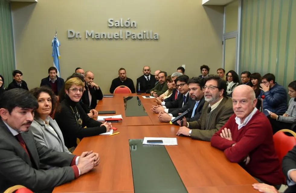 Reunión en la Legislatura de Jujuy por el Código Procesal Penal de la Provincia.