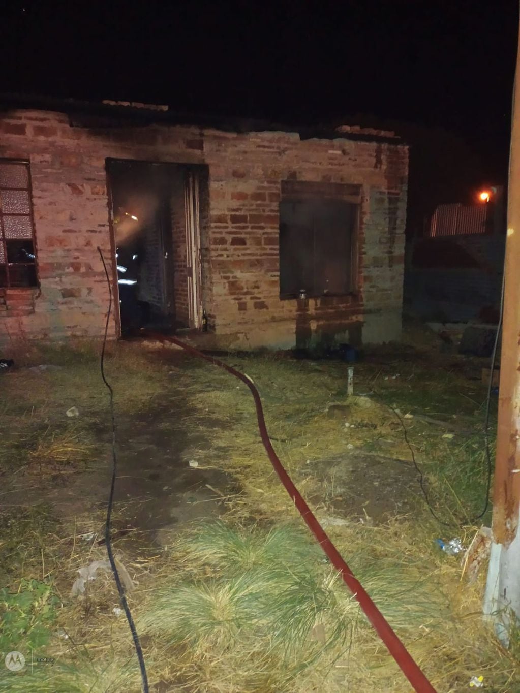 Incendio intencional en una vivienda en Tres Arroyos