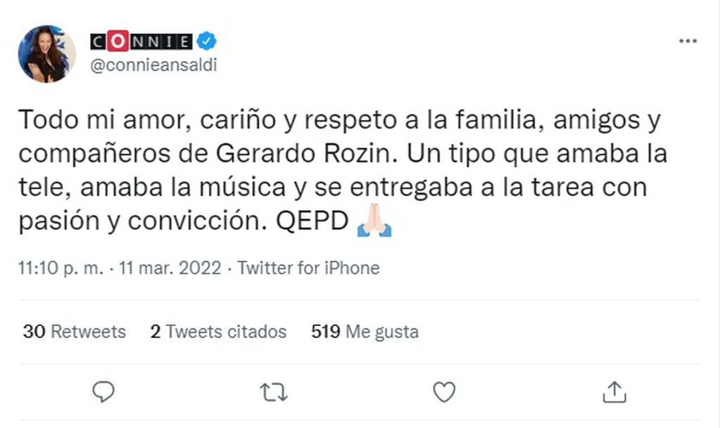 Los famosos despidieron a Gerardo Rozín