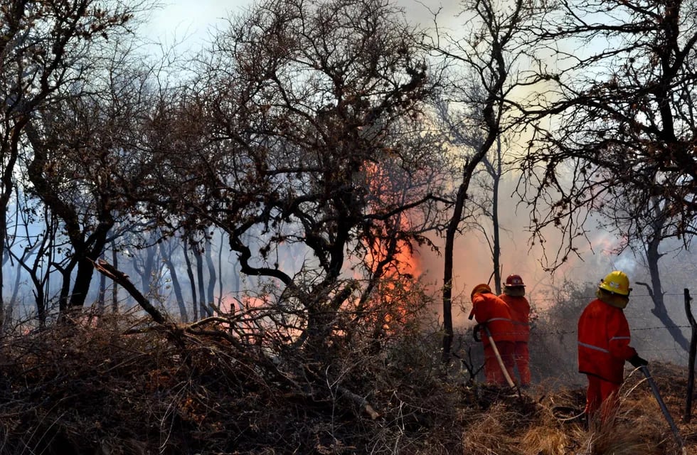  ID:4106792 incendio fuego bomberos voluntarios en la poblacion traslasierra fotos miguel ortiz  incendios forestales