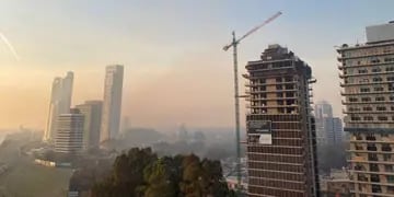 Este viernes, el aire fue irrespirable en Rosario por el humo