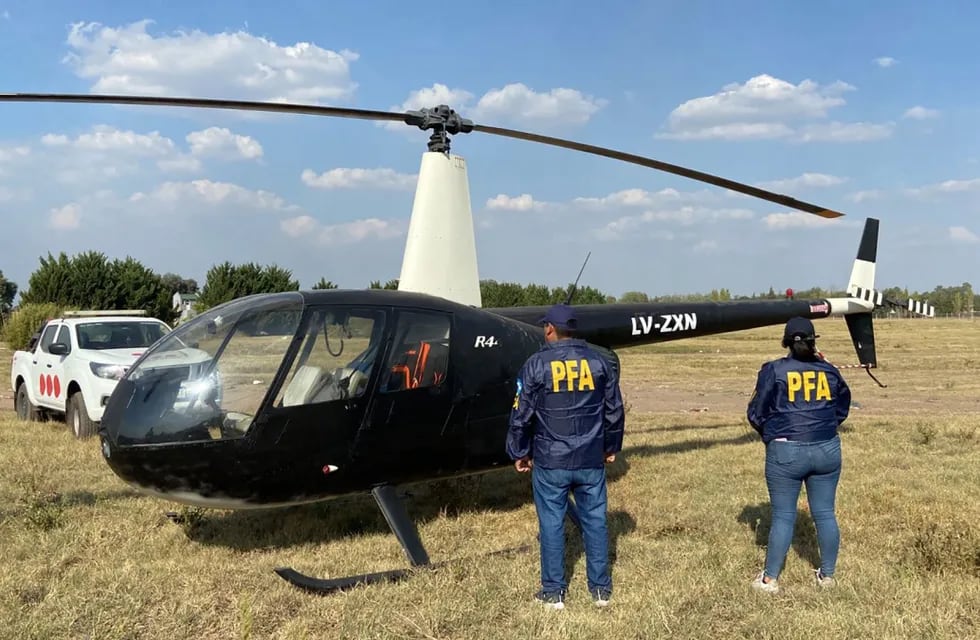 Helicoptero secuestrado en Gualeguaychú - plan fuga narco.