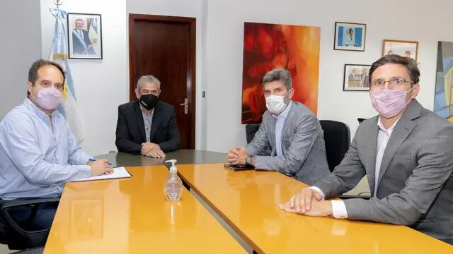 Ulpiano Suarez se reunió con los ministros de Desarrollo Territorial y Obras Públicas de la Nación