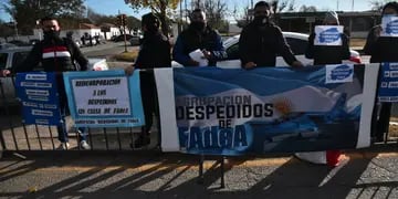 Protesta en Fadea. (Pedro Castillo)