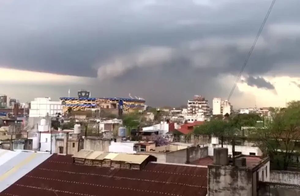 Tormentas en Mar del Plata (Foto: Twitter)