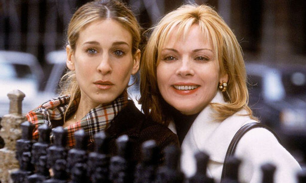Sarah Jessica Parker y Kim Cattrall en Sex and the city.
