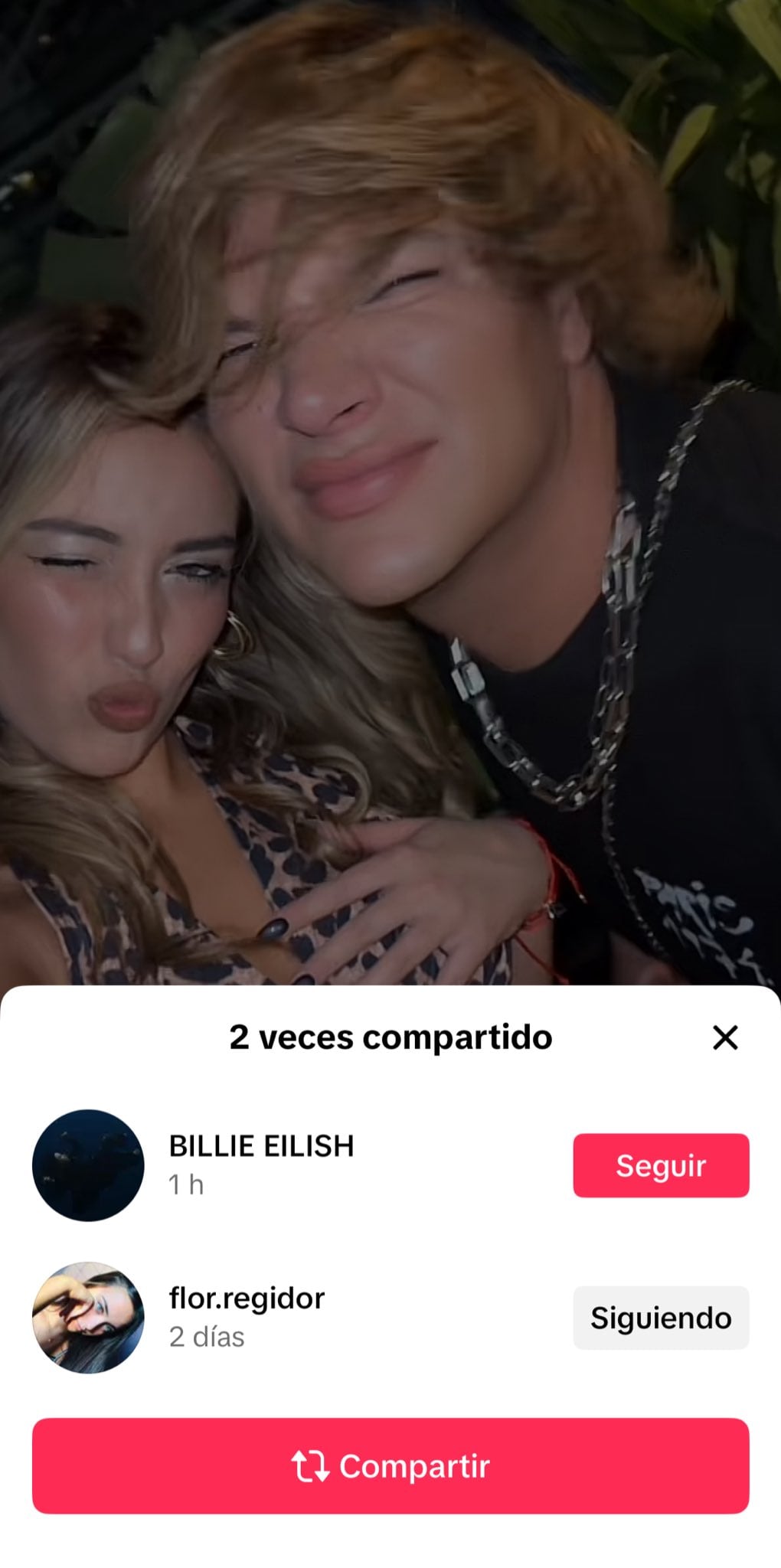 Billie Eilish compartió el video de Florencia y Emmanuel de Gran Hermano 2024
