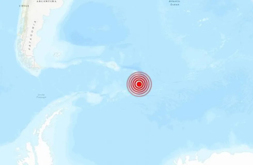 Terremoto cerca de la Antártida