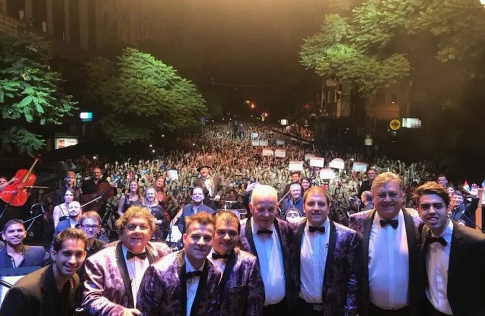 El grupo de cumbia destacó la convocatoria de más de 180 mil personas en Buenos Aires. (Facebook)
