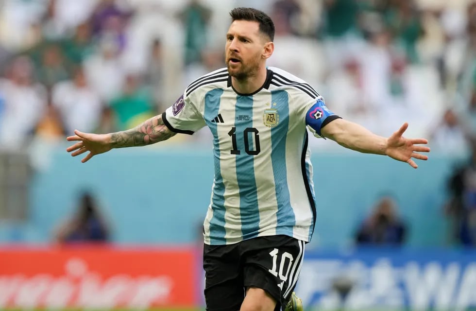Argentina- Arabia Saudita. El gol de Messi. (AP)