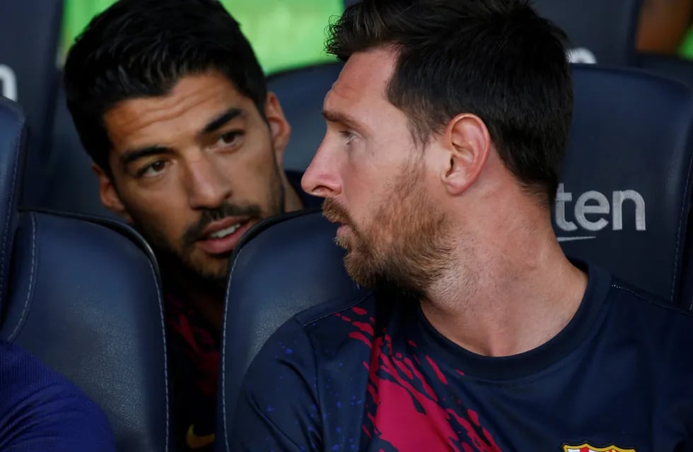 Suárez y Messi, otra vez juntos. (AP/Archivo)