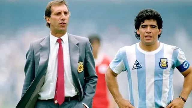 Carlos Bilardo y Diego Maradona